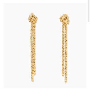 Gorjana knot earrings